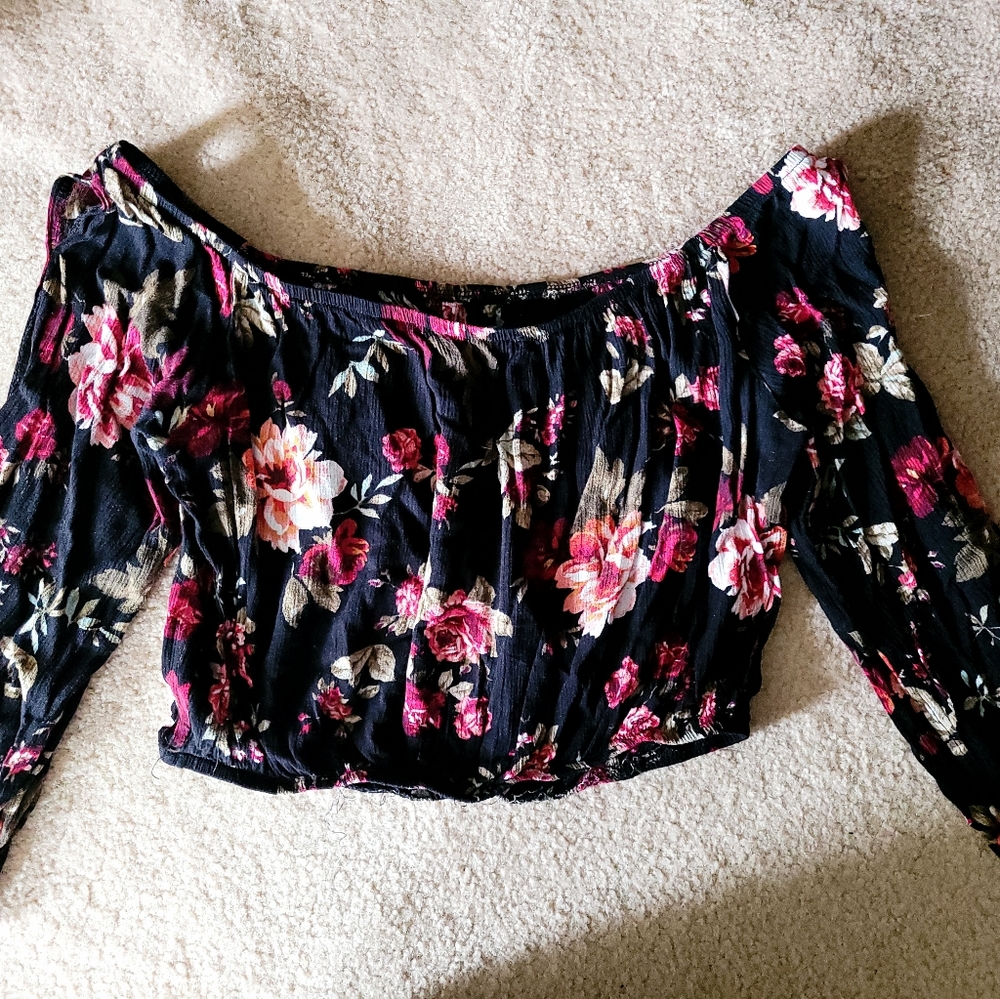 3/$20* Floral off the shoulder blouse